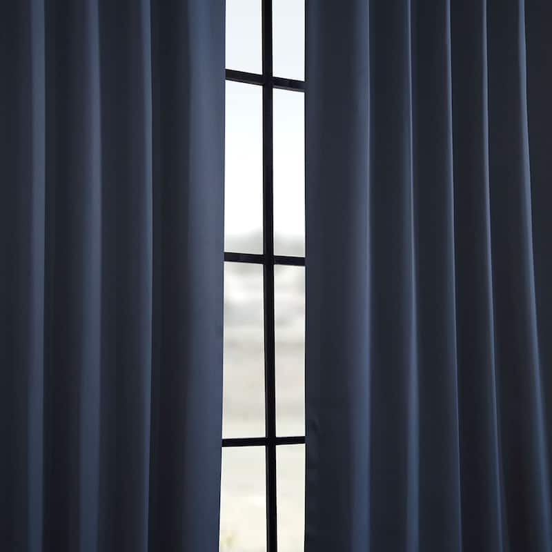 Exclusive Fabrics Room Darkening 108-inch Curtain Panel Pair