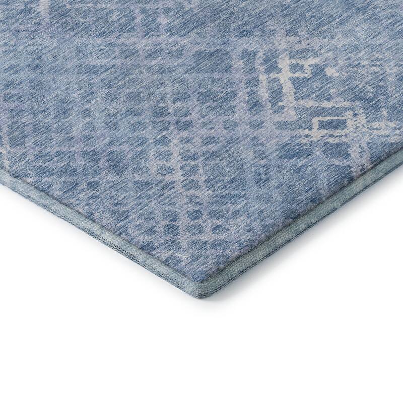 Premium Washable Super Soft Modern Trellis Mayfield Rug