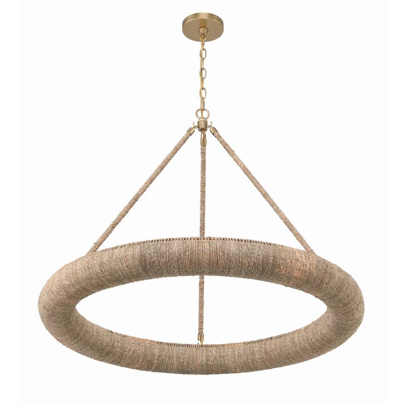 Crystorama Lighting Group OAK-7538 Oakley 8 Light 32" Wide LED Ring