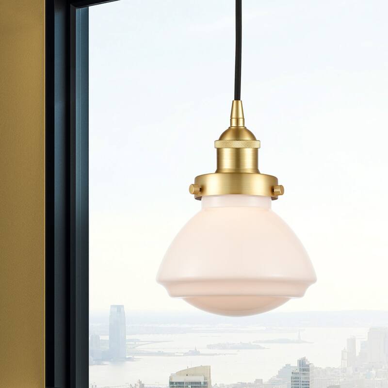 Innovations Lighting 616-1PH-9-7 Olean Pendant Olean 7" Wide Mini