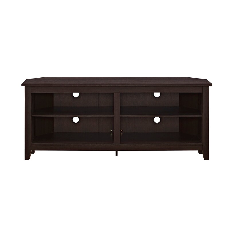 Shop Offex 58 Wood Corner Media Tv Stand Storage Console