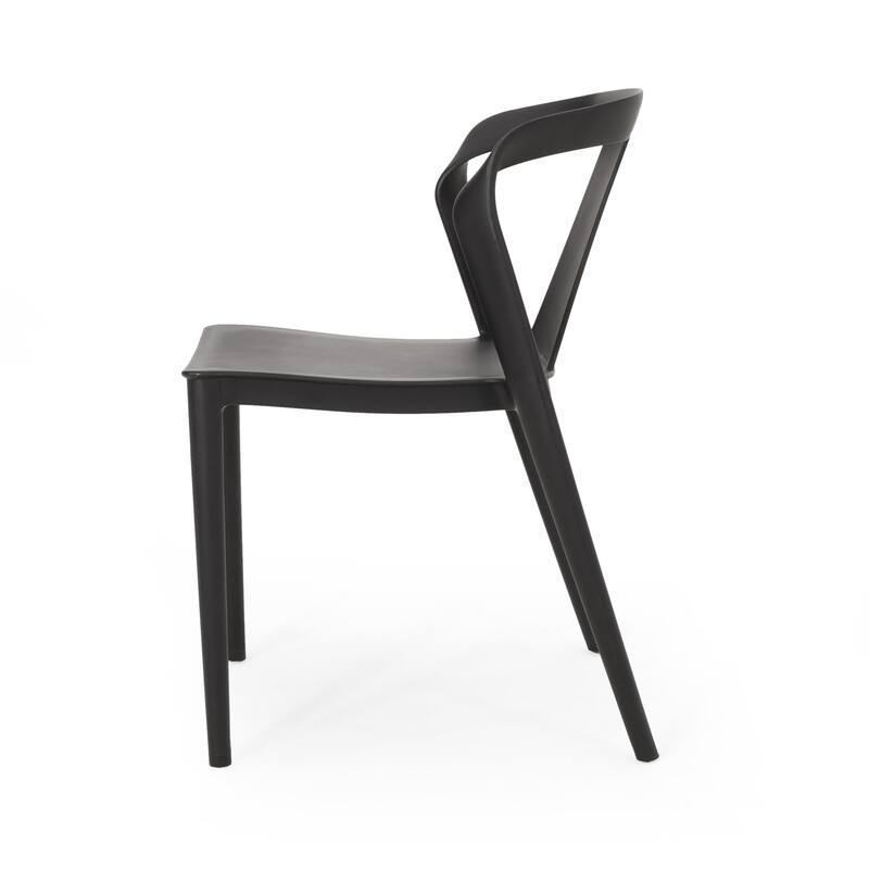 Orchid Outdoor Stacking Dining Chair (Set of 2) by Christopher Knight Home - 21.50" W x 19.50" D x 30.50" H