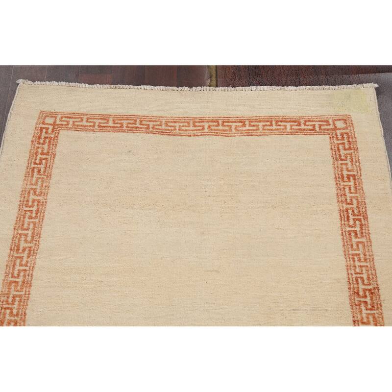 Geometric Gabbeh Kashkoli Oriental Area Rug Wool Hand-knotted Carpet - 3'0" x 5'2"