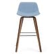 preview thumbnail 144 of 147, WYNDENHALL Cacey Mid Century Modern Bentwood Counter Height Stool (Set of 2) - 20.7'' x 21.1'' x 36.6