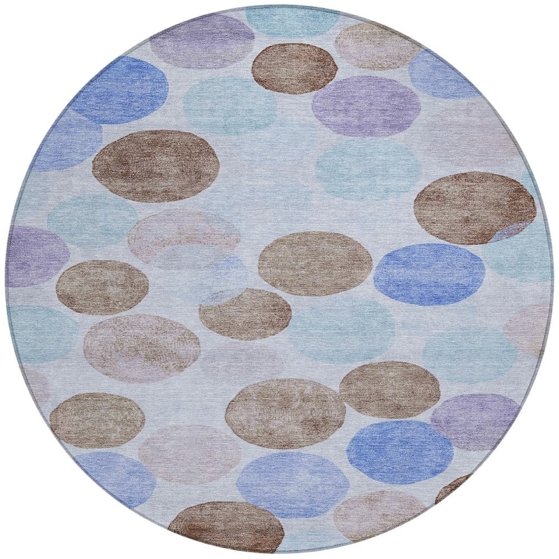 HomeRoots Geometric Transitional Rectangle Outdoor Rug