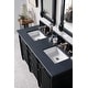 preview thumbnail 27 of 29, James Martin Vanities Brittany 60" Double Vanity, Black Onyx