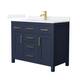 Option Dark Blue / White Quartz Top / Brushed Gold