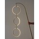 preview thumbnail 2 of 2, Brightech Nova LED Floor Lamp - Brass.