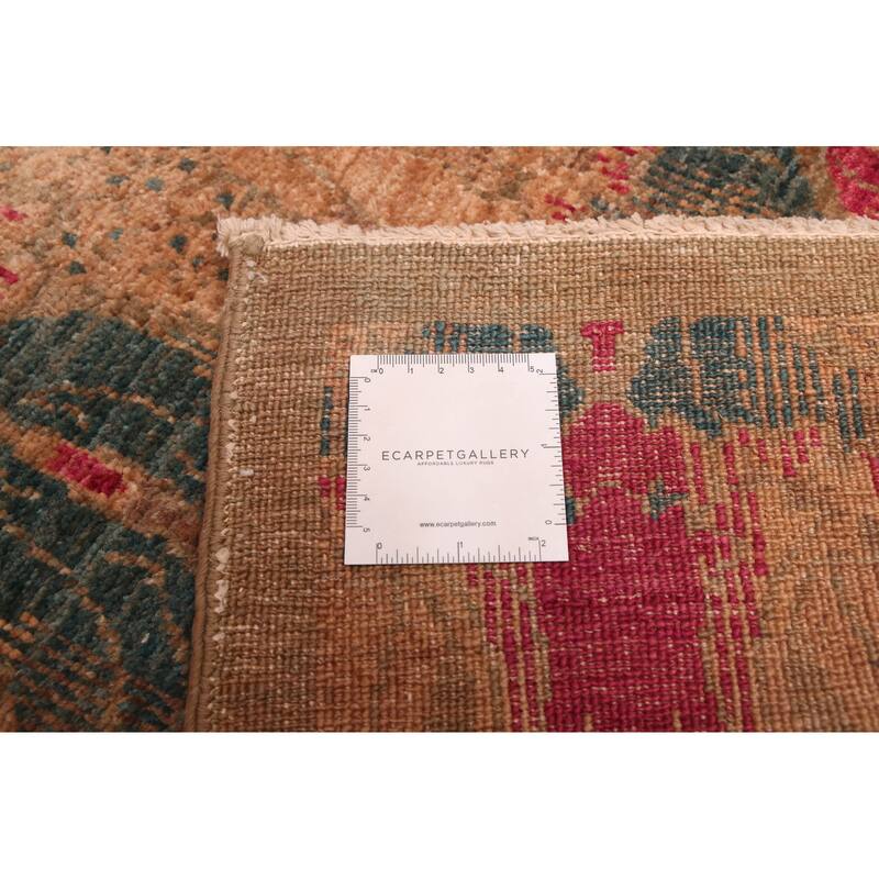 ECARPETGALLERY Hand-knotted Vibrance Brown Wool Rug - 9'1 x 12'1