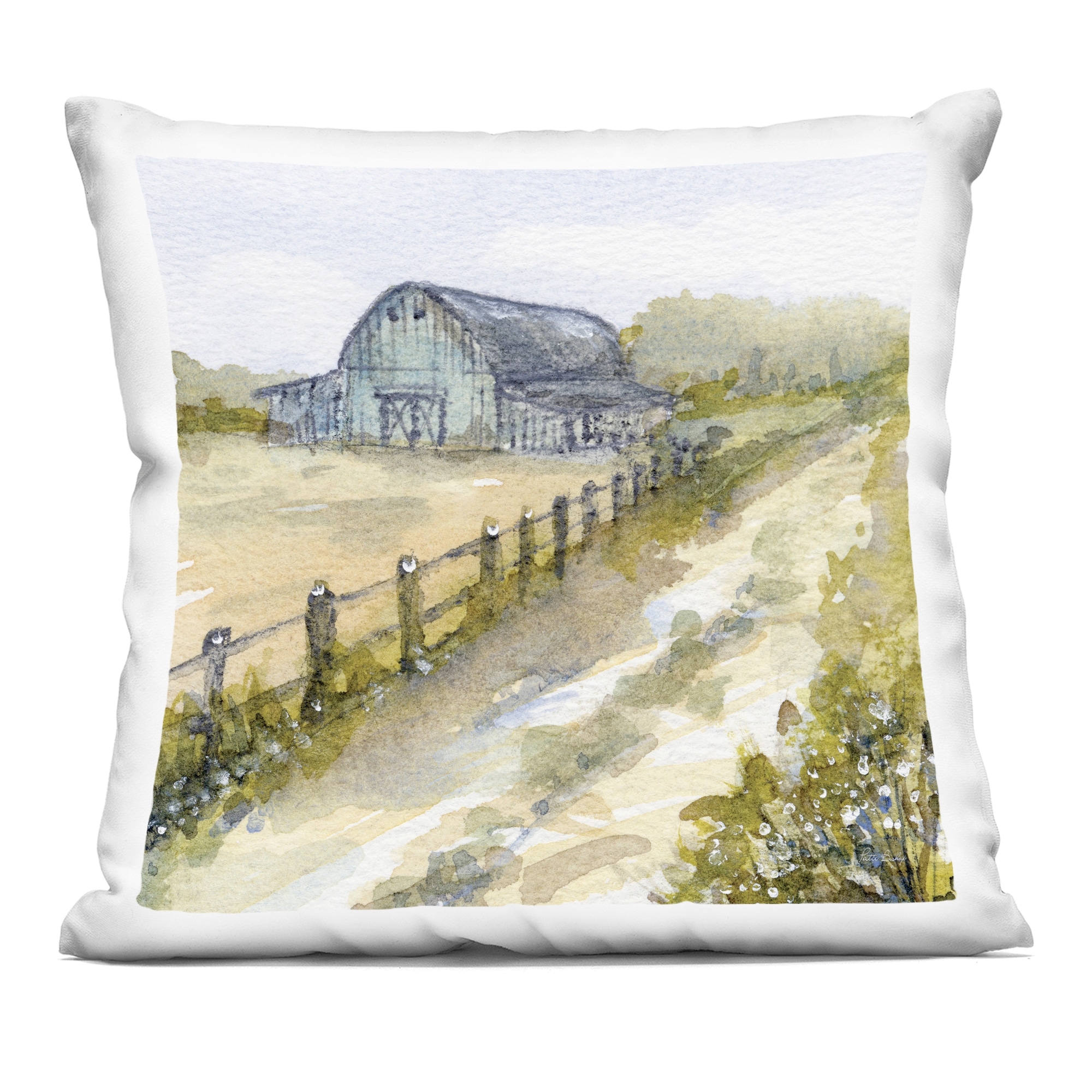 Stupell Blue Barn Lane Decorative Printed Throw Pillow Design by Patti Bishop
