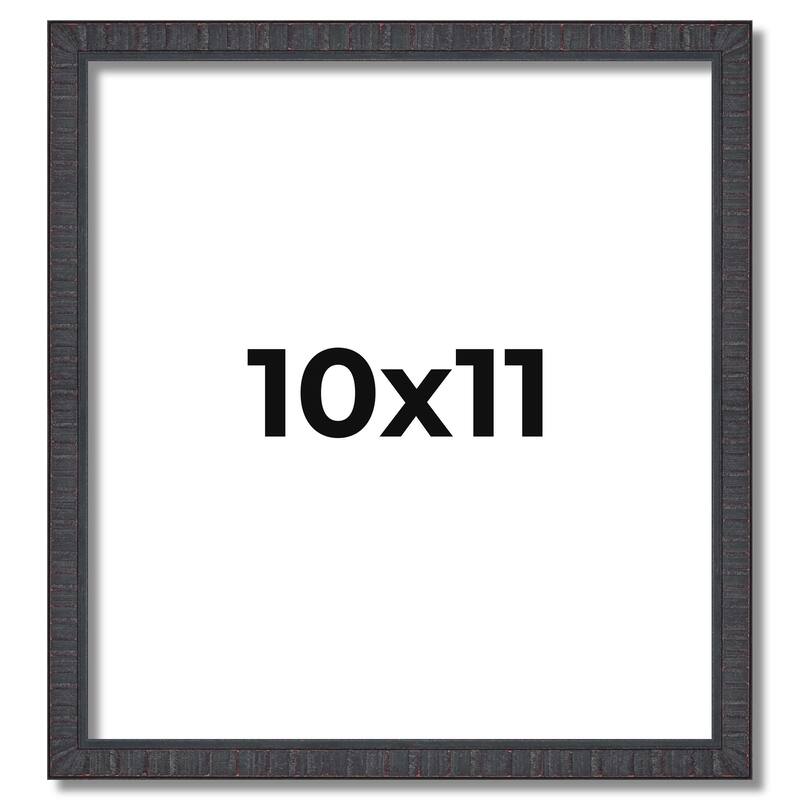 10x11 Frame Brown Picture Frame - Complete Modern Photo Frame Includes