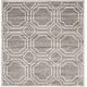 preview thumbnail 18 of 115, SAFAVIEH Amherst Corinne Modern Rug 5' Square - Grey/Light Grey - Square
