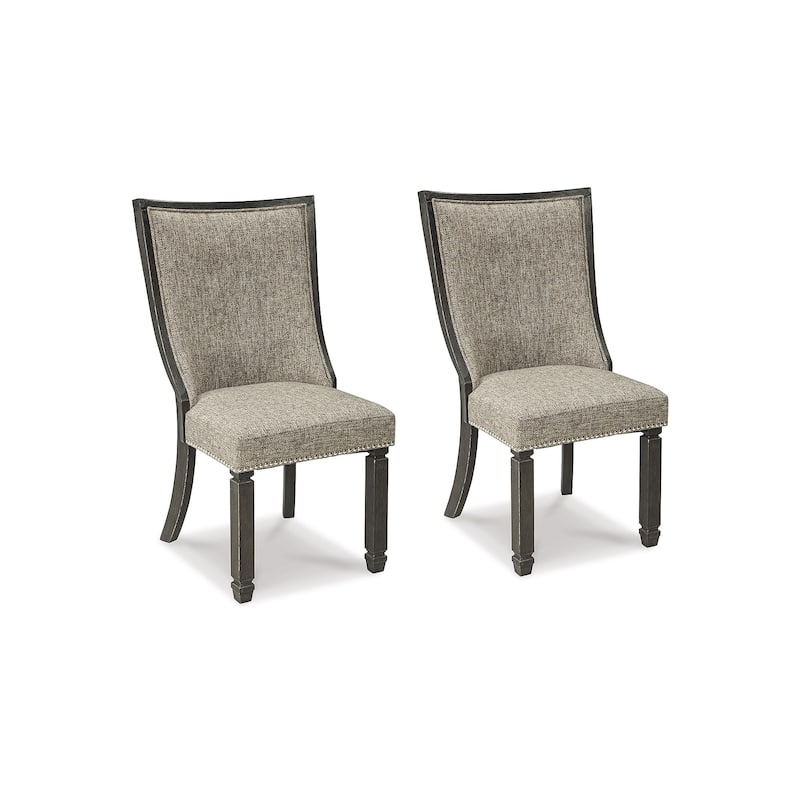 Signature Design By Ashley Tyler Creek Dining Room Chair - Set of 2 - Black/Gray