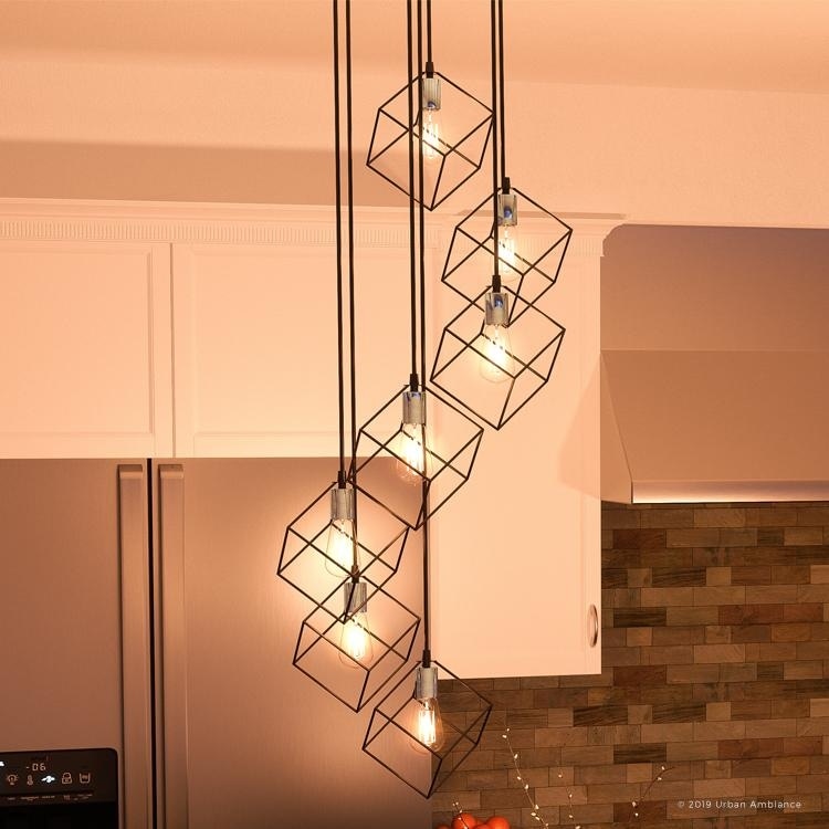 chandelier for stairs modern