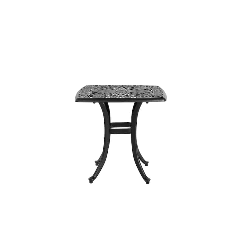 Bistro Set 3 Piece Rustproof Cast Aluminum Patio Furniture Sets