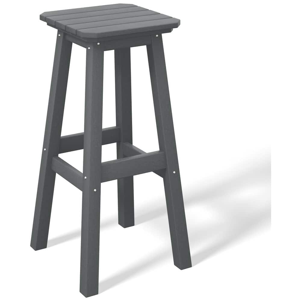 Laguna Hdpe All Weather Outdoor Patio 29" Square Bar Stool