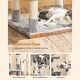 preview thumbnail 8 of 7, FEANDREA Cat Tree, 58" Multi-Level Cat Tree with Sisal-Covered Scratching Posts, Plush Perches,Cat Tower Furniture