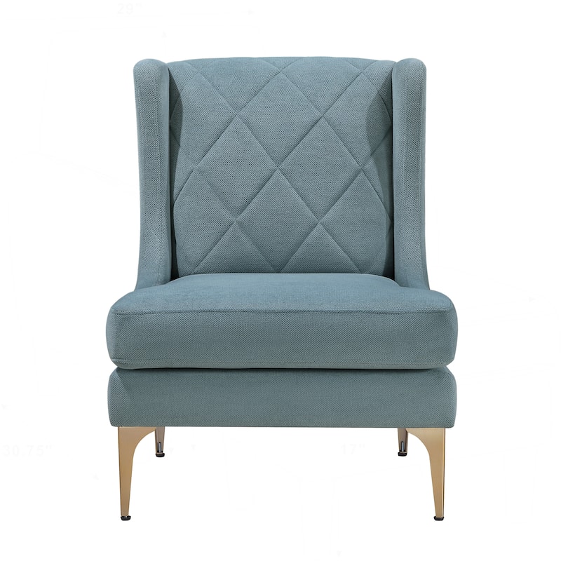 Luxurious Wingback Accent Chair with Exceptional Comfort and Stylish Design