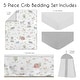 preview thumbnail 2 of 4, Sweet Jojo Designs Farm Animals Boy Girl Gender Neutral 5p Nursery Crib Bedding Set Grey Red Black White Watercolor Farmhouse