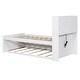 preview thumbnail 8 of 42, Wood Storage Platform Bed Frame with Twin Trundle & Charging Station