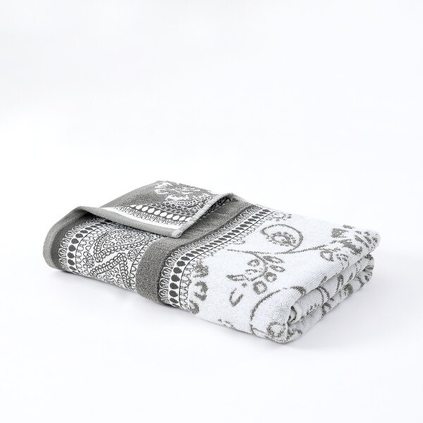 Modern Threads Ophelia 6-Piece Yarn Dyed Jacquard Towel Set - On