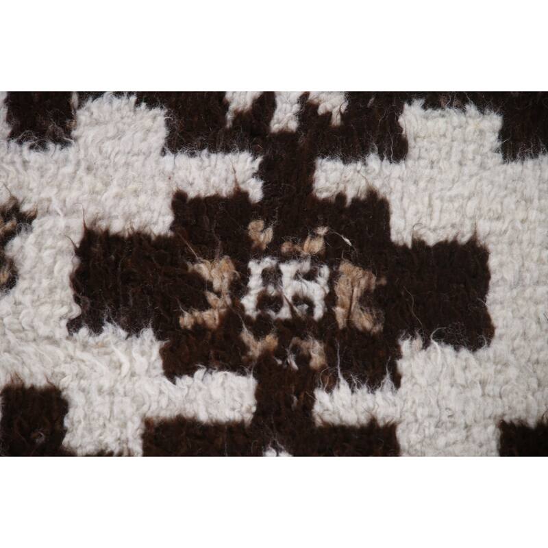 Anatolian Turkish Runner Rug Handmade Tribal Beige Wool Carpet - 3'2"x 12'3"