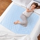 preview thumbnail 15 of 14, Highly Absorbent Washable Waterproof Bed Pad Blue - Small