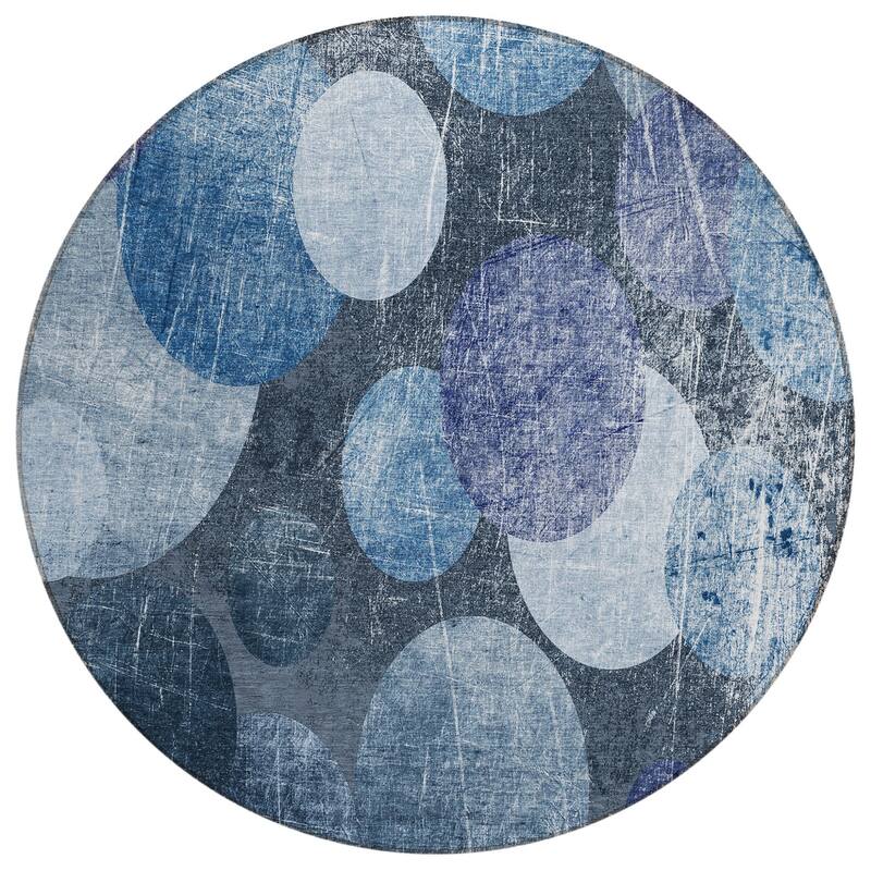 Balo Unique Abstract Weather Resistant Timeless Fusion Runner Outdoor Rug
