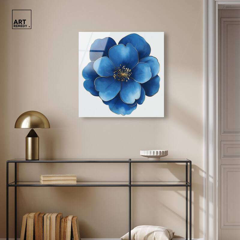 Blue Brilliance I Acrylic by Art Remedy, Ready to Hang