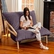 preview thumbnail 27 of 58, Pillow Saxx Dream Lounger with Wood Frame - 3-in-1 Bean Bag