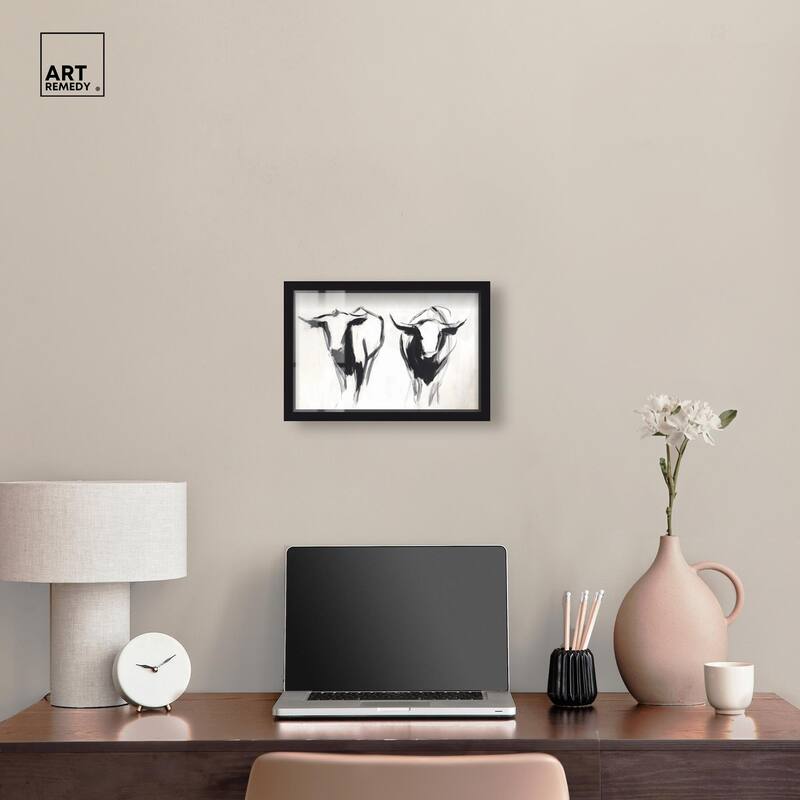 Bovine I Shadowbox by Art Remedy