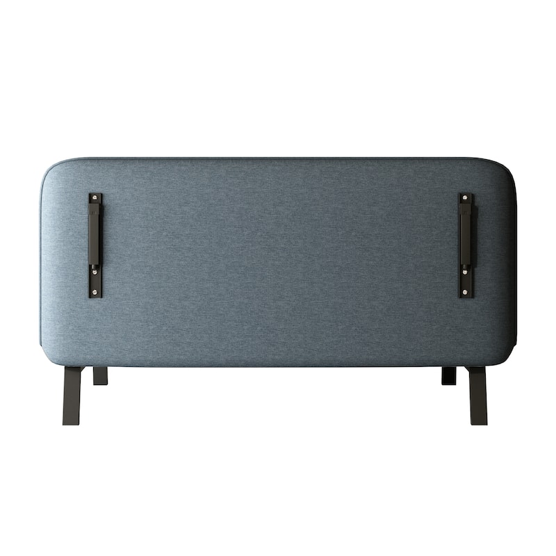 Convertible Sofa Bed, Tri-Fold Sofa Bed with Adjustable Backrest and Pillows, Lounge Couch with Steel Frame for Home Office