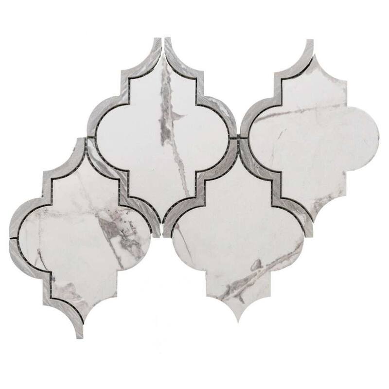The Tile Life Stately Lantern 9x14 Porcelain Floor, Wall & Backsplash Tile