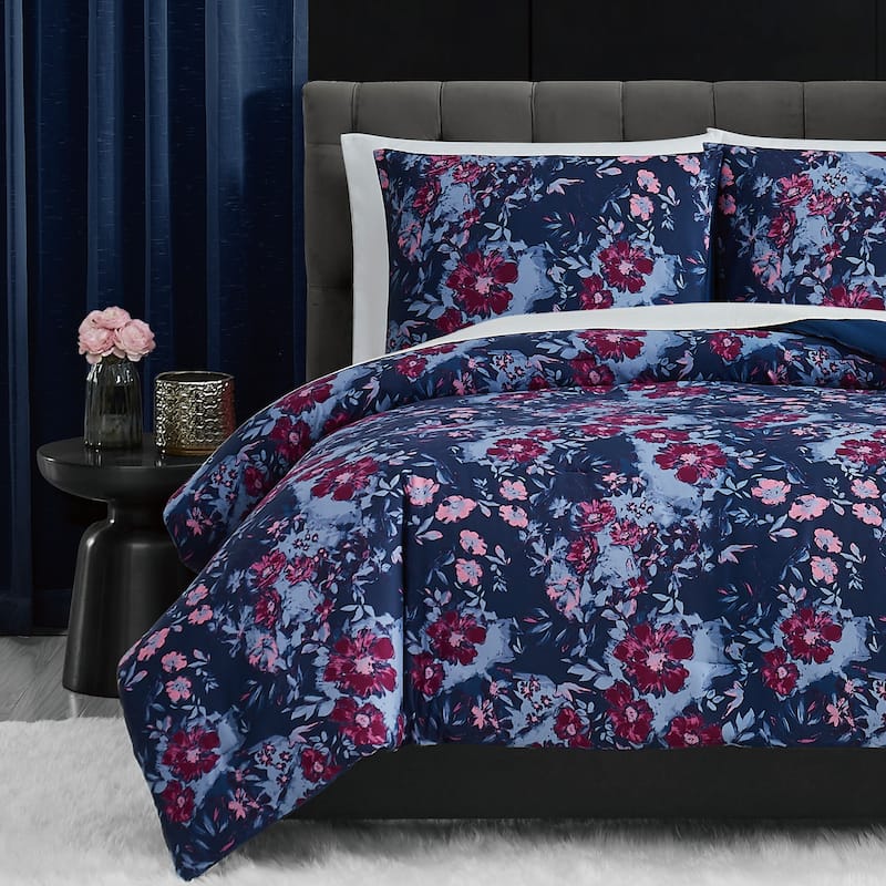 Badgley Mischka Home Midnight Garden Comforter Set