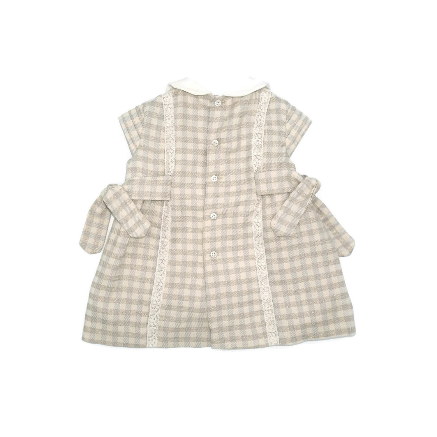 checkered baby dress