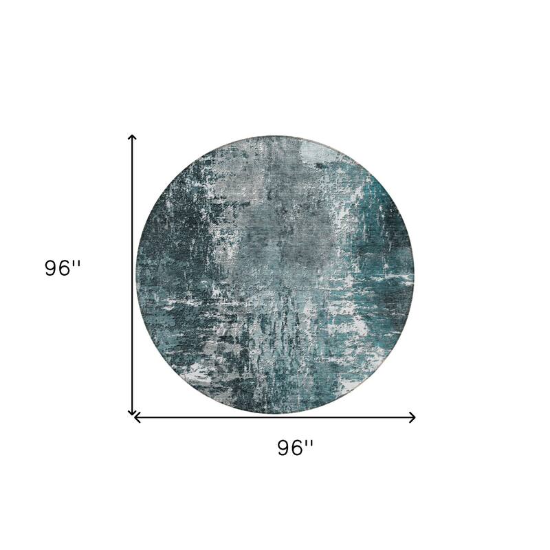 HomeRoots Abstract Transitional Rectangle Outdoor Rug