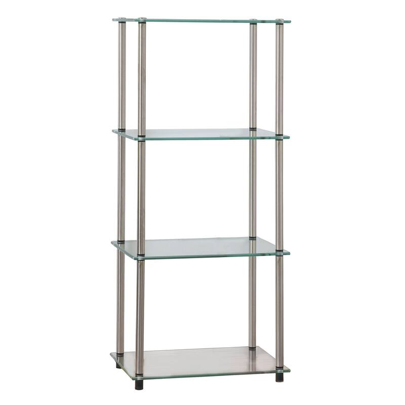 Convenience Concepts Designs2Go Classic Glass 4 Tier Tower