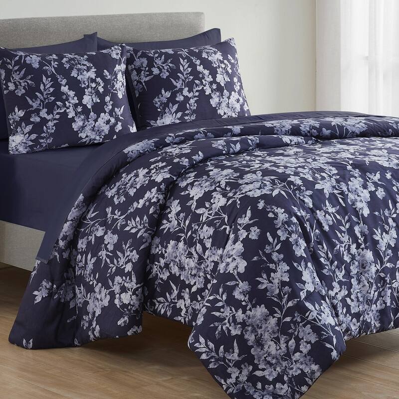 Wonderful Sophia 5-Piece Floral Pattern Comforter Set