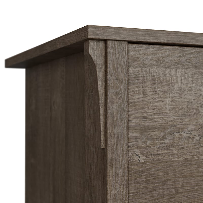 Bush Furniture Salinas Tall 5 Shelf Bookcase with Adjustable Shelves