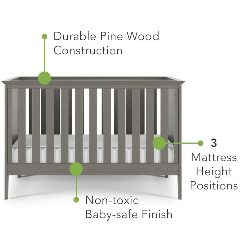 Child Craft Atwood 3-in-1 Convertible Crib - N/A