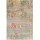 preview thumbnail 3 of 6, SAFAVIEH Couture Hand-knotted Centennial Lolla Modern Abstract Silk Rug 6' x 9' - Multi - Rectangle