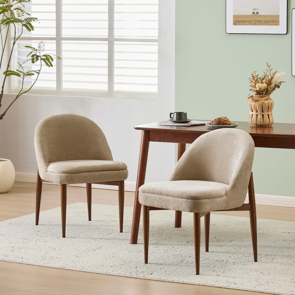 Christopher Knight Home-Linda Fabric Upholstered Dining Chair (Set of 2)
