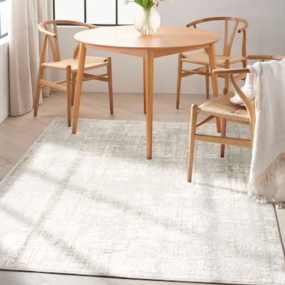 Calvin Klein CK950 Rush Indoor only Grey Abstract Area Rug