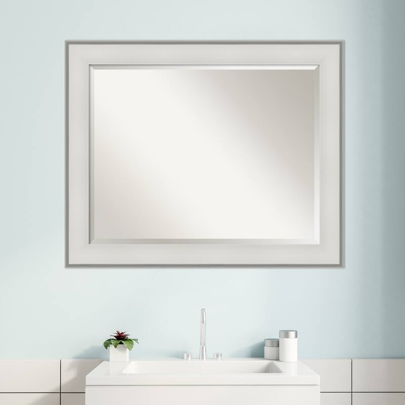 Beveled Bathroom Wall Mirror - Imperial Frame