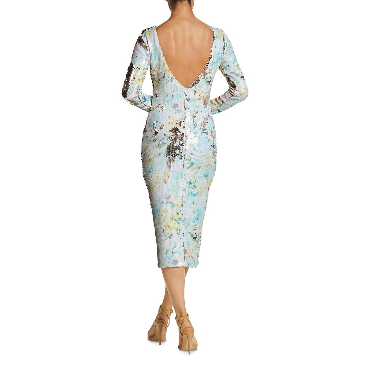dress the population natalie sequin dress