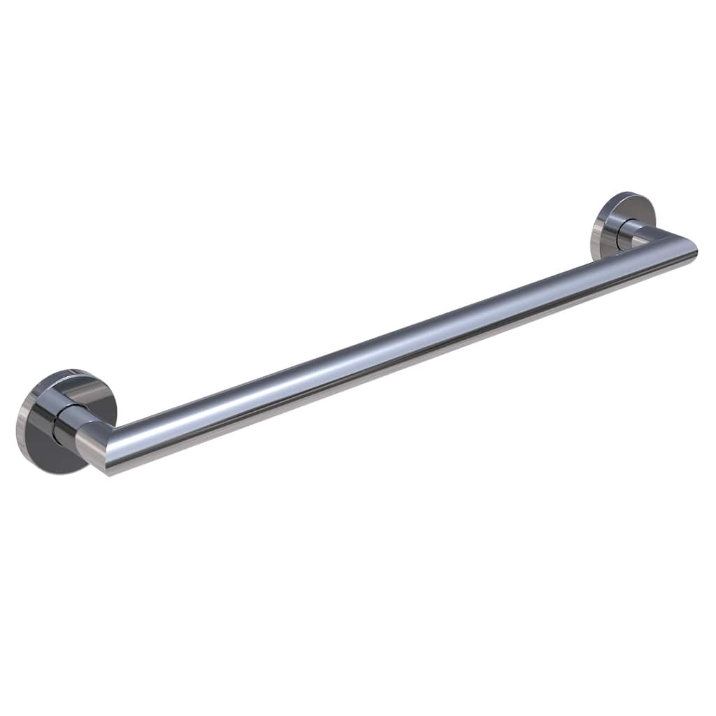 Keeney GB2024-16PC Architectural Grab Bar 1.25 Dia x 16 in., Polished Chrome