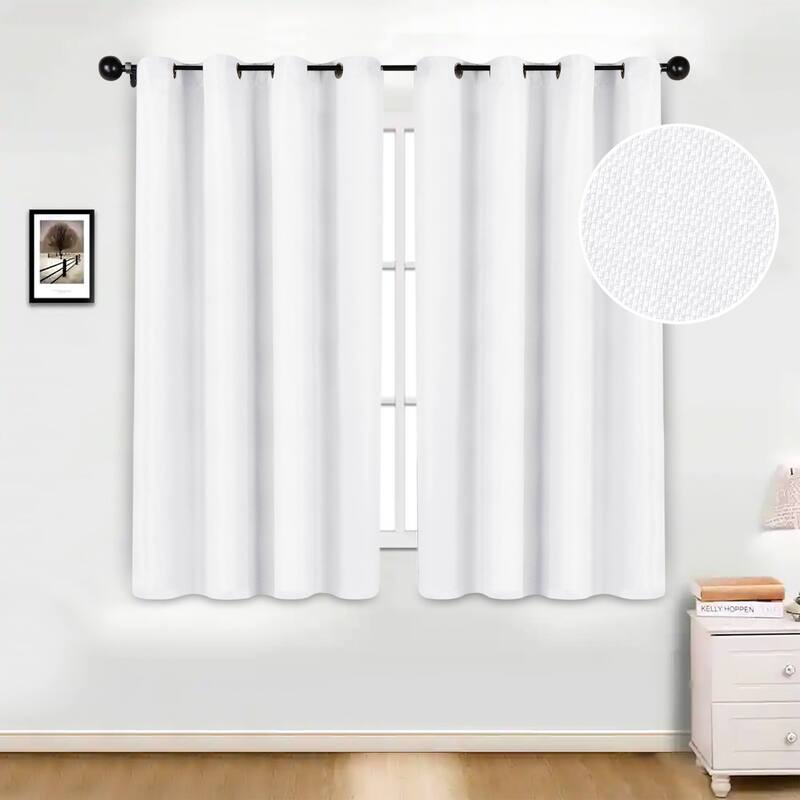 Superior Jaxon Washable Room Darkening Curtains, Set of 2 Panels