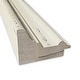 preview thumbnail 2 of 4, Beveled Wood Bathroom Wall Mirror - Alexandria White Wash Frame - Outer Size: 33 x 27 in