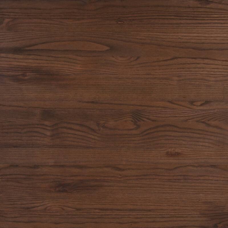 30.25" x 60" Rectangular Metal Indoor Table with Rustic Wood Top - 30.25"W x 60"D x 30.5"H