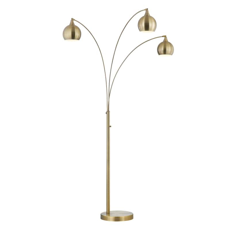 Artiva USA Amore 84" 3-Arched LED Floor Lamp, antique brass - 84